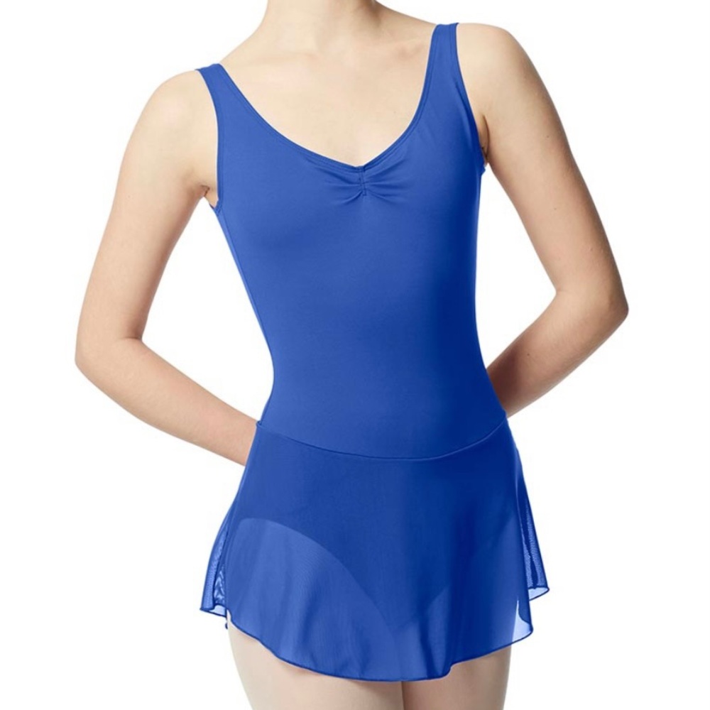 Lulli Womens Minna Skirted Tank Leotard - XS